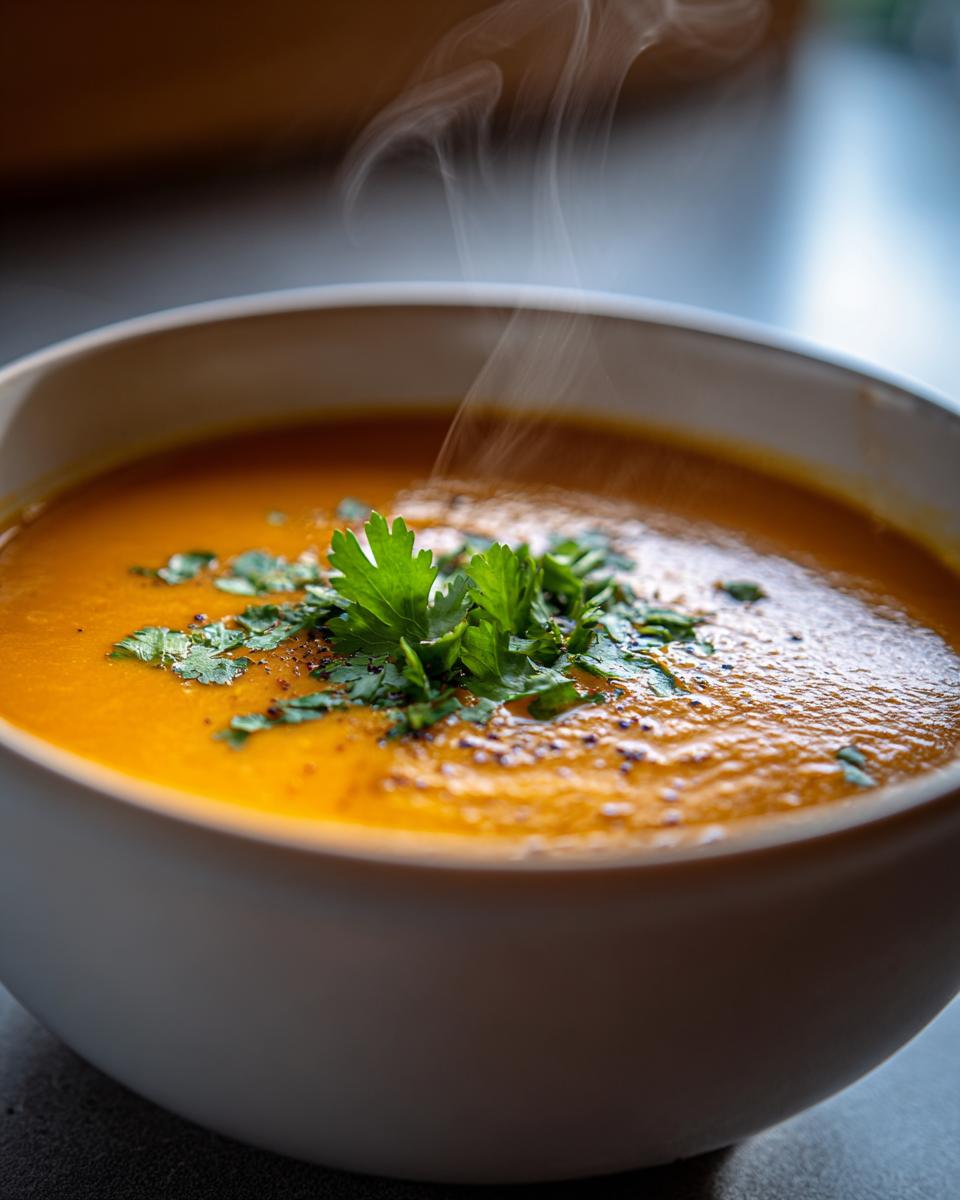 Carrot Ginger Soup - detail 1