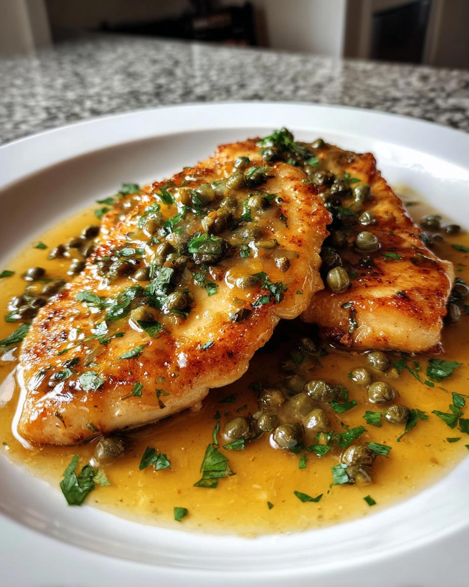 Chicken Piccata - detail 1