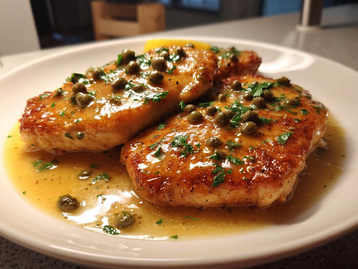Chicken Piccata with Lemon Caper Sauce