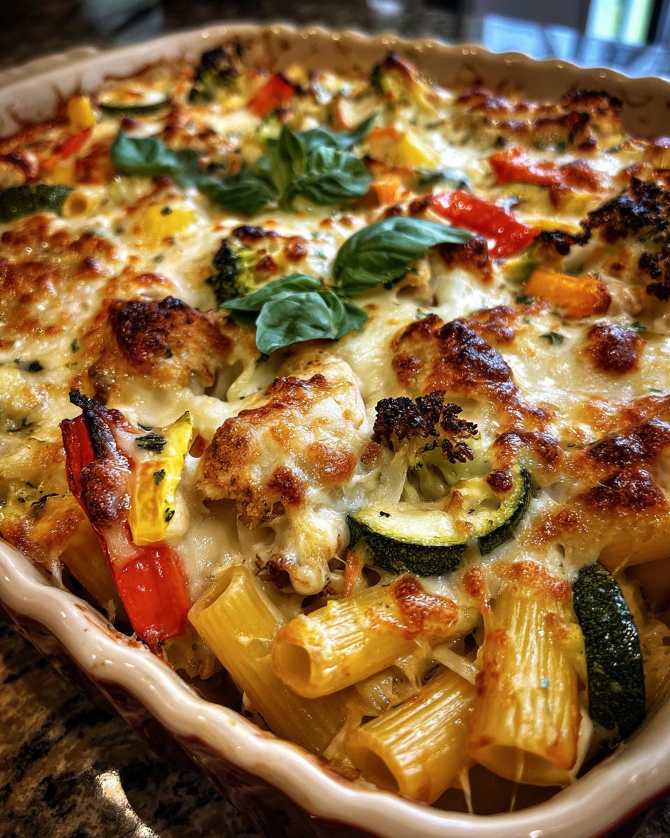Chicken Primavera Pasta Bake - detail 1