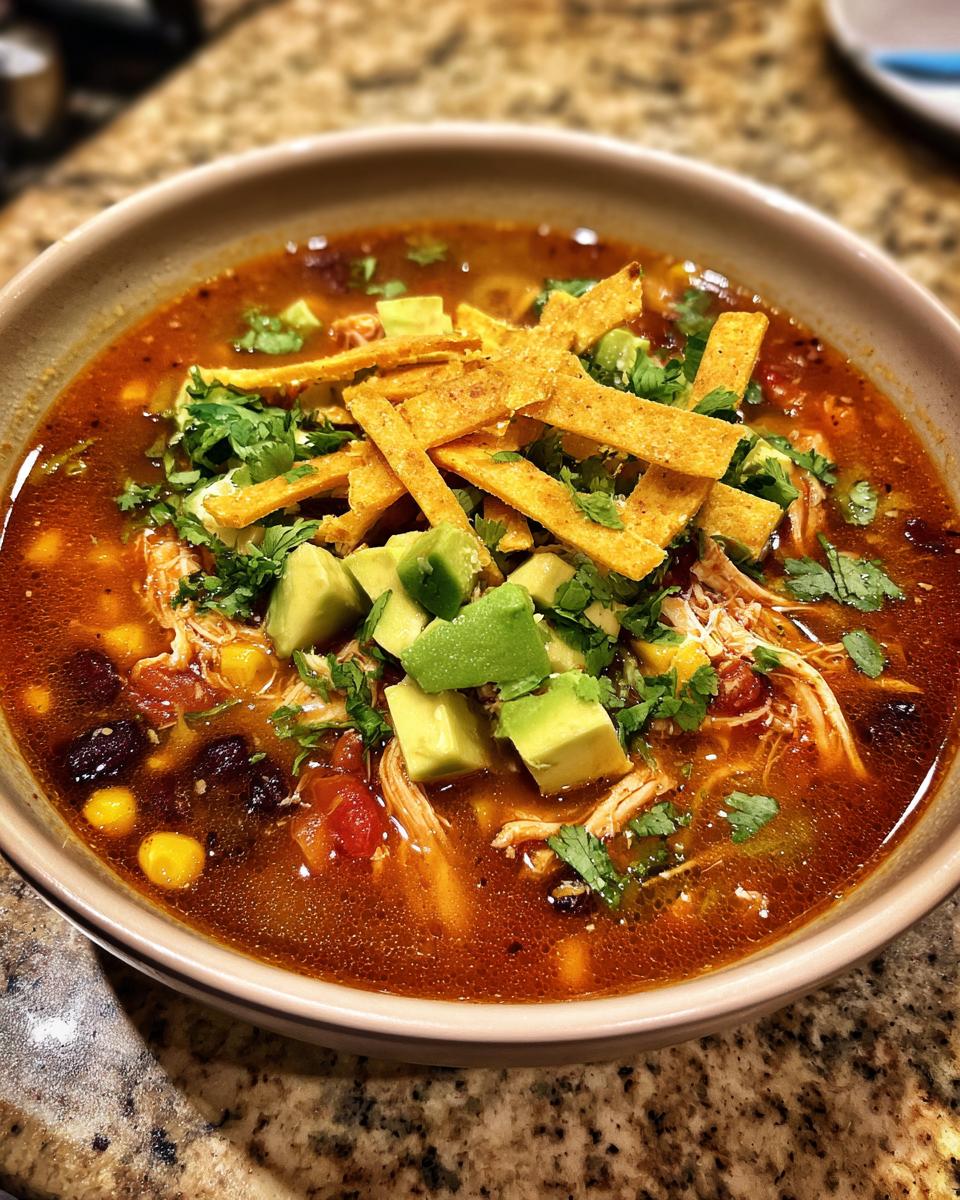 Chicken Tortilla Soup - detail 1