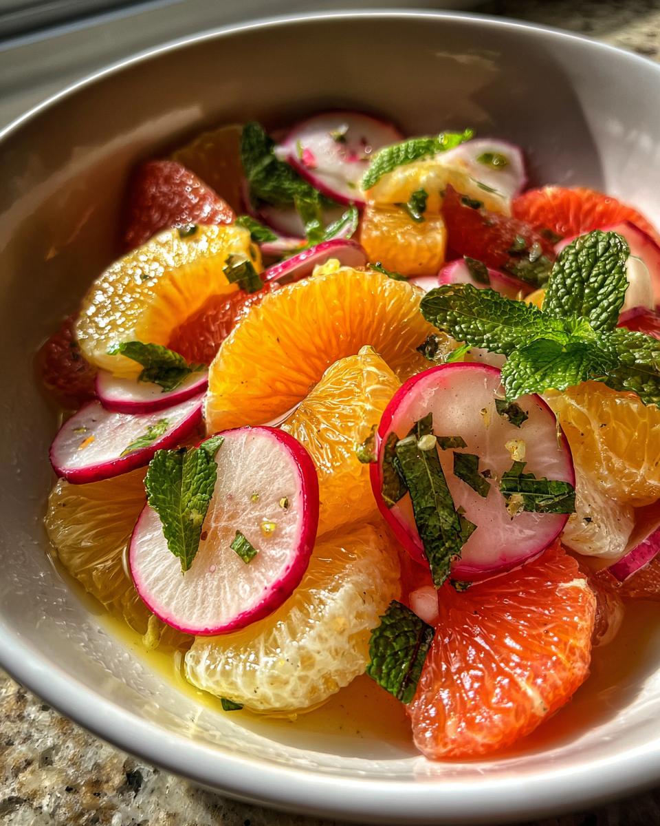 Citrus Salad with Radishes - detail 1