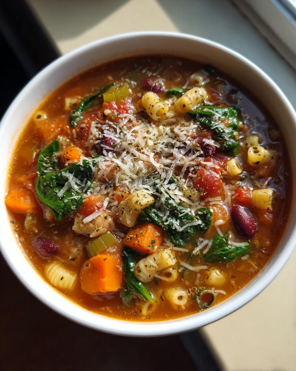Classic Minestrone Soup - detail 1