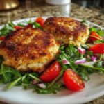 Crab Cakes with Arugula Salad