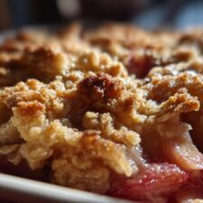 Easy Rhubarb Crisp