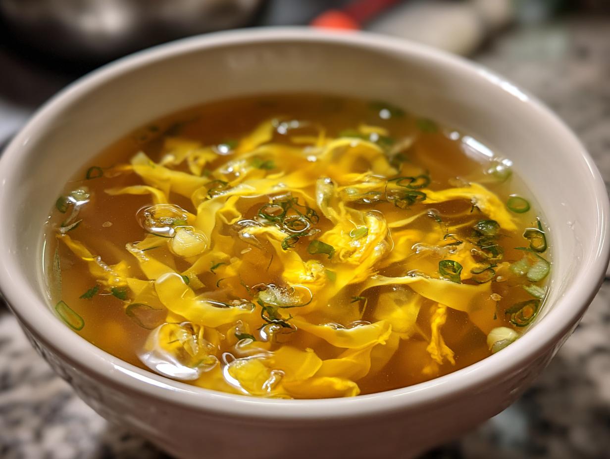 Classic Egg Drop Soup Recipe