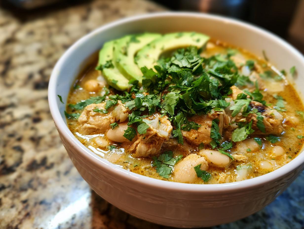 Healthy White Chicken Chili