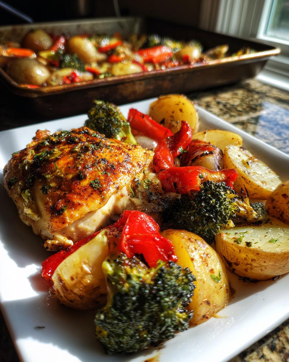 Italian Chicken Sheet Pan Supper - detail 1