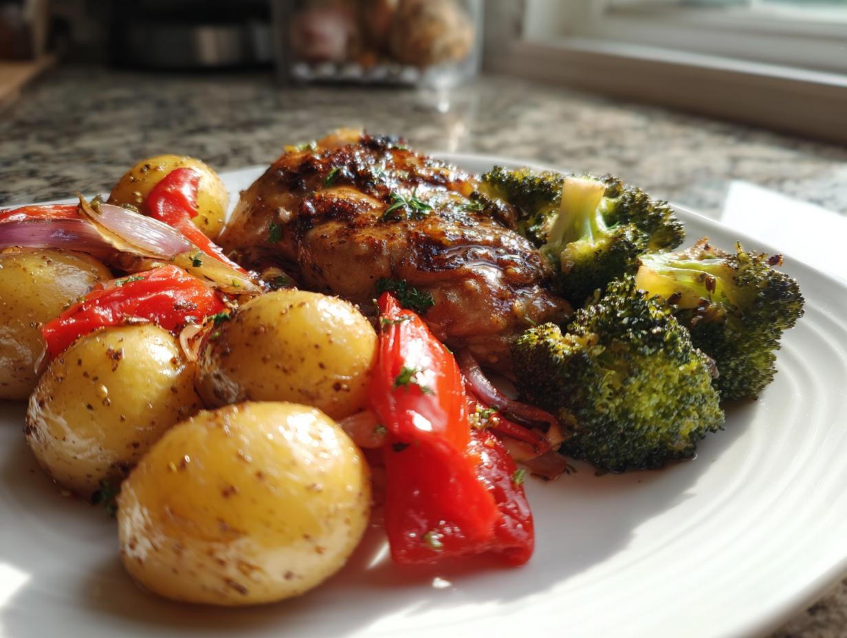 Italian Chicken Sheet Pan Dinner
