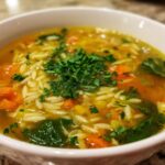 Lemon Orzo Soup