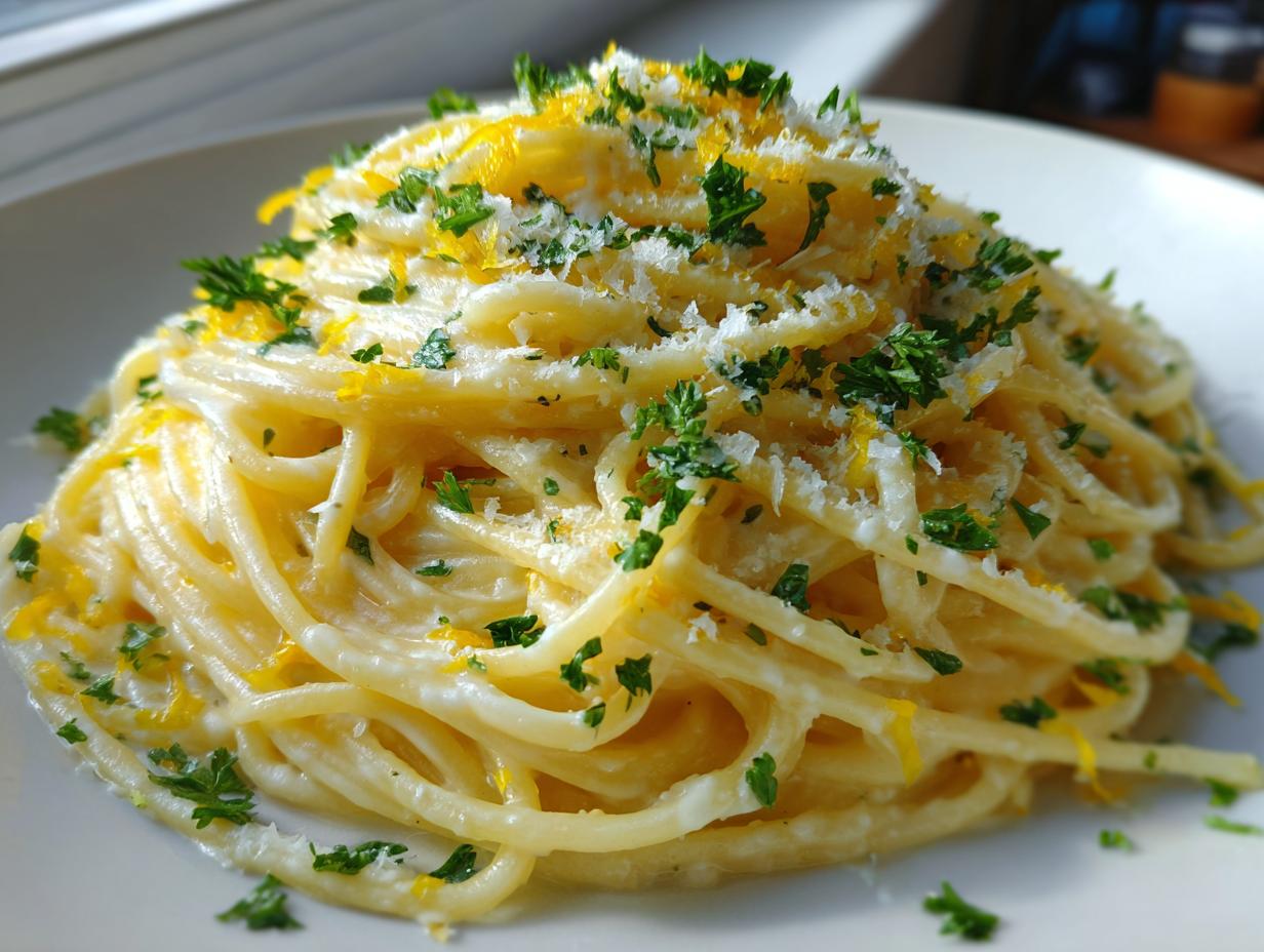 Creamy Lemon Pasta Recipe