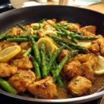 One Pan Lemon Chicken and Asparagus