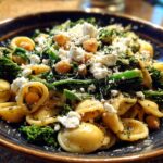Orecchiette with Greens, Garbanzo Beans and Ricotta Salata