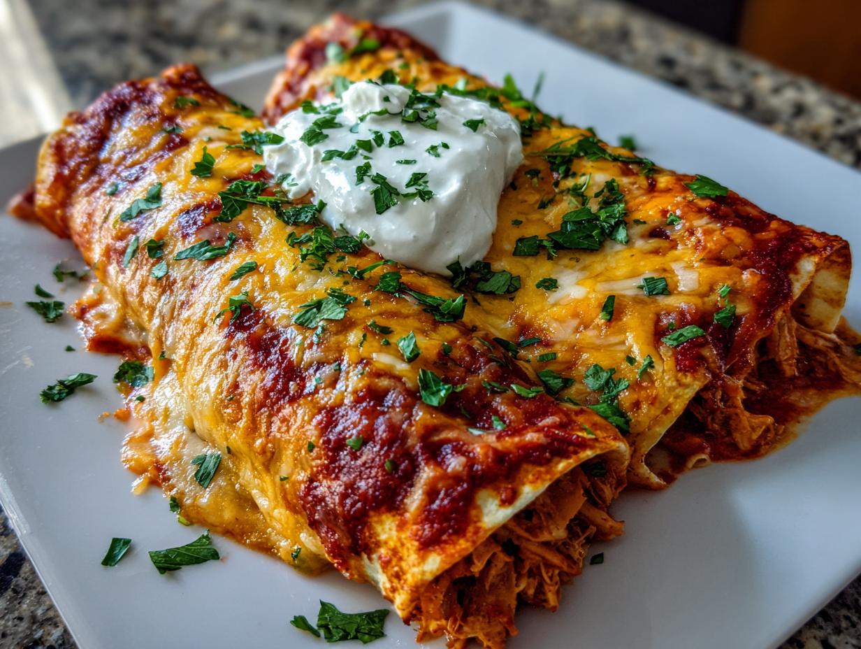 Shortcut Chicken Enchiladas