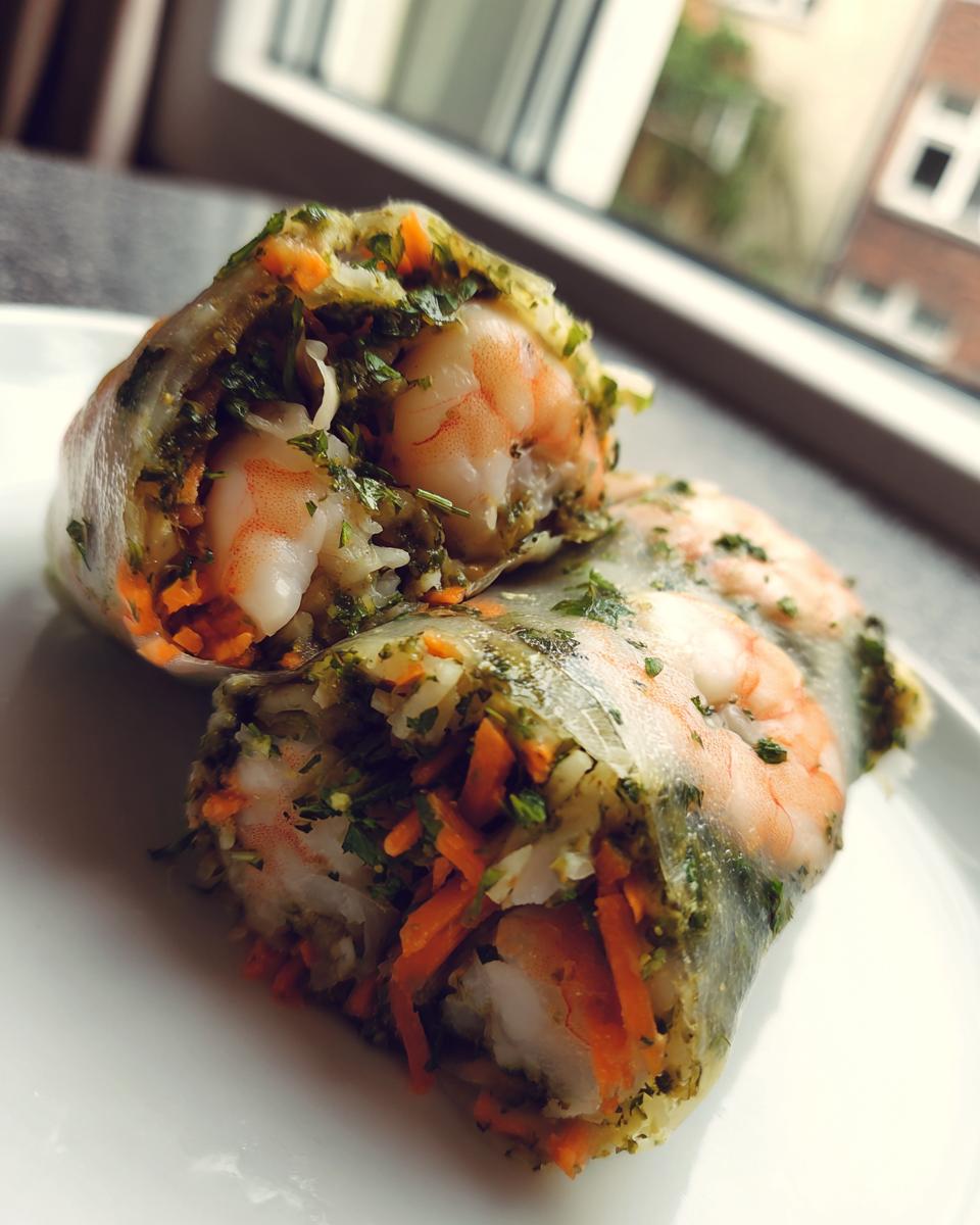 Shrimp Pesto Spring Rolls - detail 1