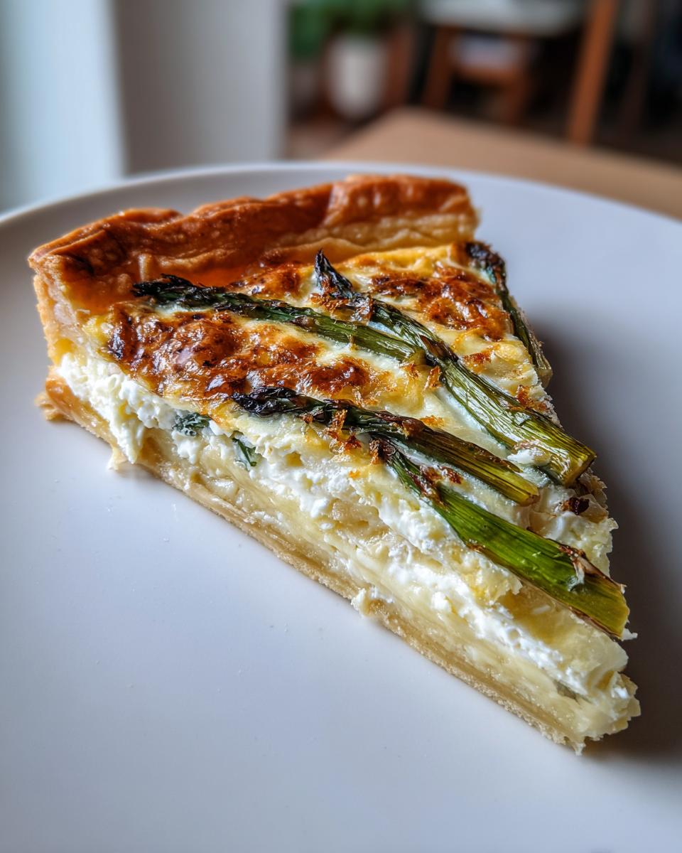 Spring Asparagus Tart - detail 1