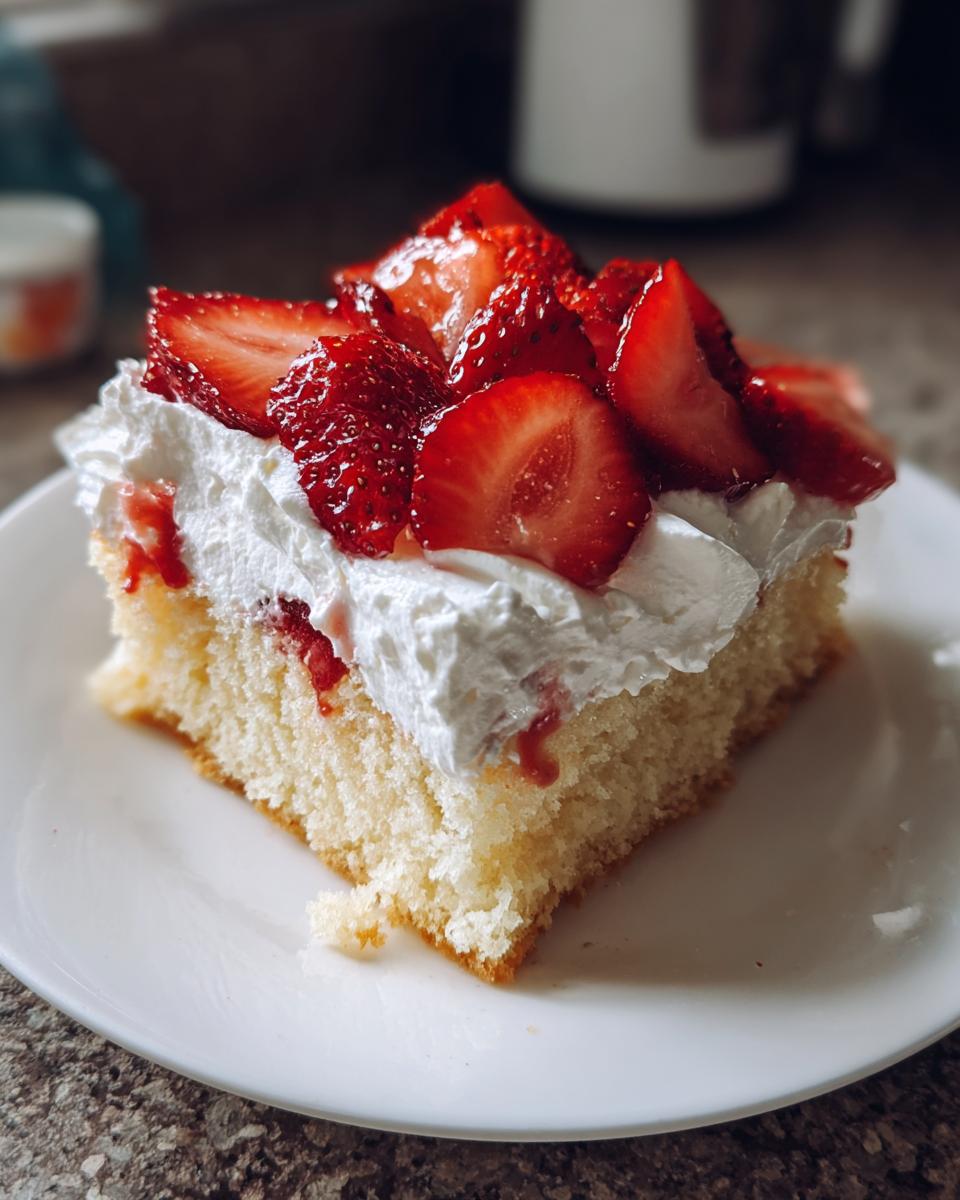 Strawberry Shortcake Sheet Cake - detail 1