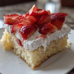 Strawberry Shortcake Sheet Cake