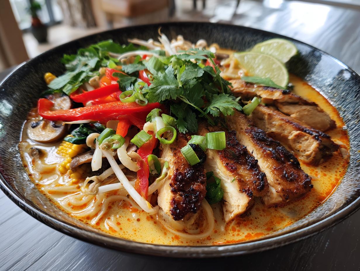 Thai Red Curry Noodle Soup