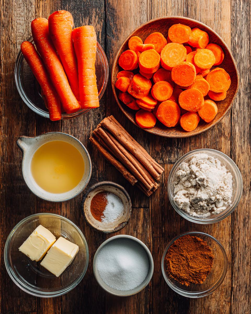 Candied Carrots ingredients