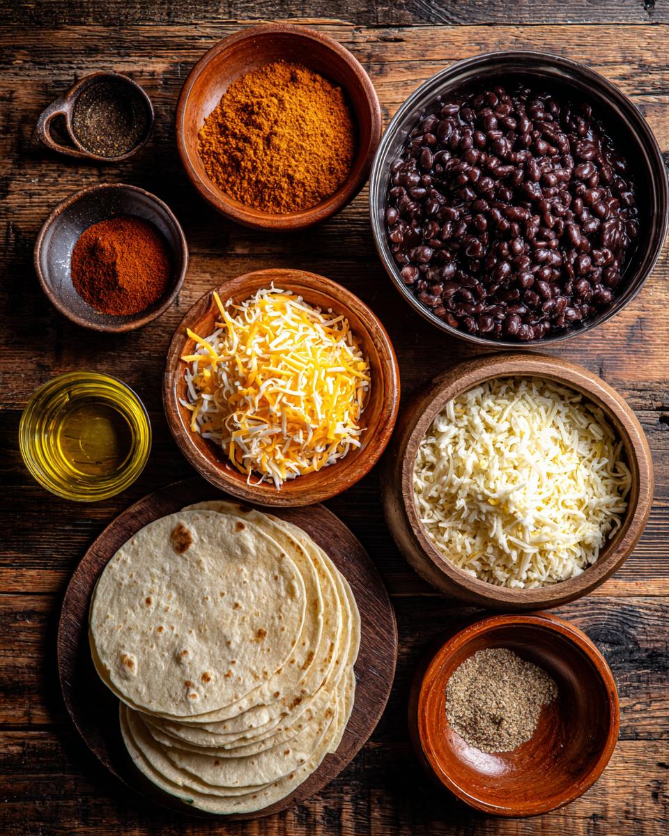 Crispy Sheet-Pan Black Bean Tacos ingredients
