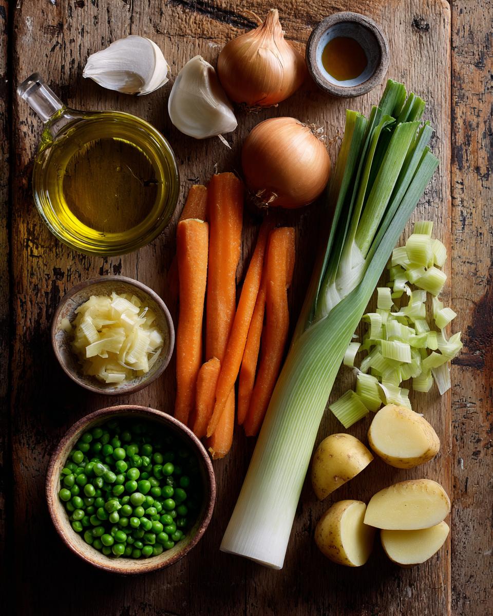 French Spring Soup ingredients