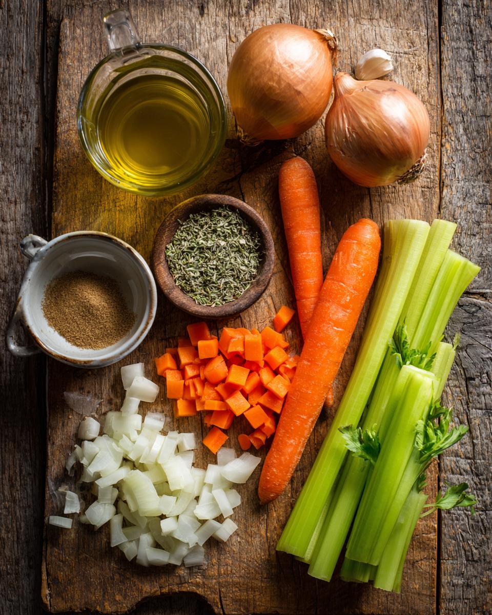 Red Lentil Soup ingredients