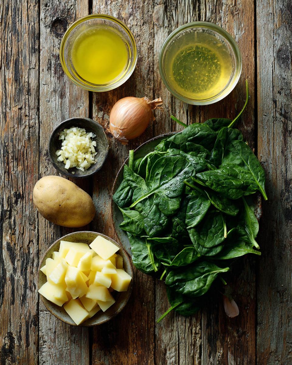 Spinach Soup ingredients